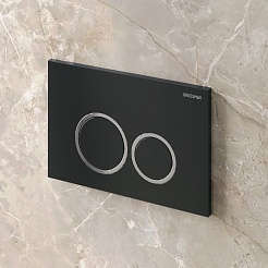 Grossman Инсталляция для подвесного унитаза Galaxy 97.01.210 с черной матовой клавишей смыва – фотография-8